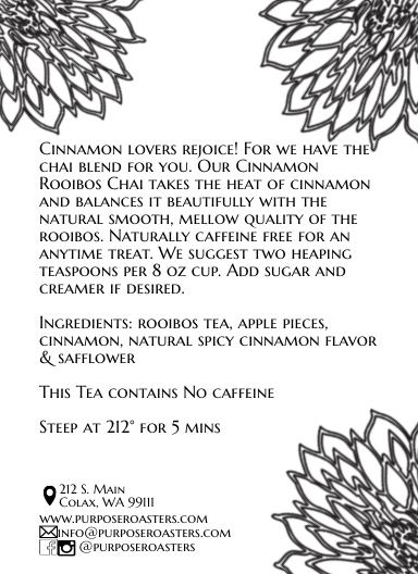 Cinnamon Rooibos Chai